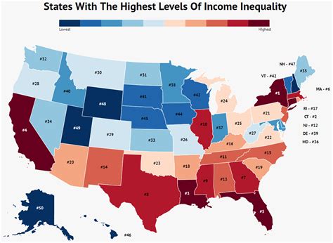 These Are The States With The Highest (And Lowest) Income Inequality ...