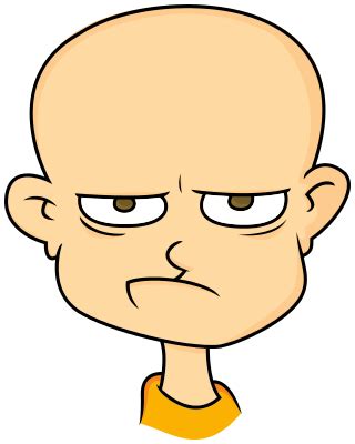 angry bald guy | Cartoon faces, Cartoon people, Cartoon house