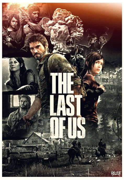 my poster art for 'The Last of Us' | The last of us, Video game posters, Gaming posters