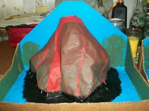 Paper Mache Volcanoes · A Papier Mache Model · Papier-mâché on Cut Out + Keep