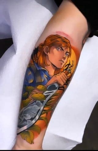 My new TLOU tattoo. I know she's not 1 for 1 Ellie but I love the anime style my artist went ...