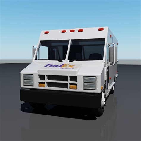 FedEx Delivery Truck 3D Model $15 - .max .3ds .dae .fbx .obj - Free3D