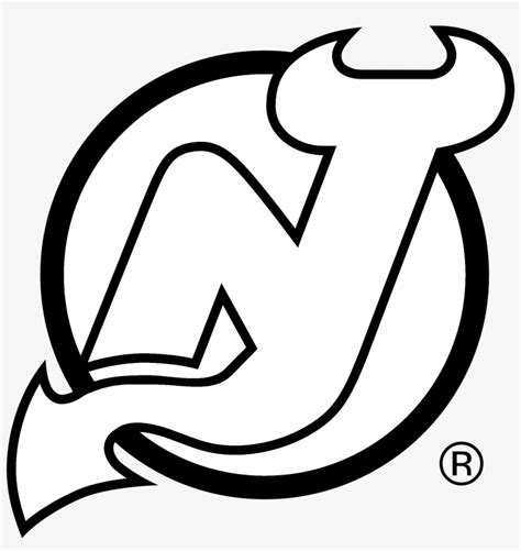 New Jersey Devils Logo Png - Black And White New Jersey Devils PNG ...