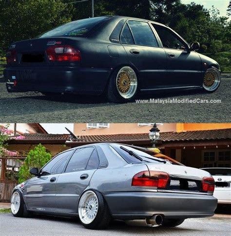 Modified Proton Wira Aeroback Slammed