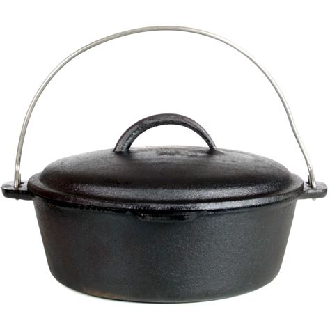 Cajun Classic 2-Quart Seasoned Cast Iron Dutch Oven - GL10486S : BBQGuys