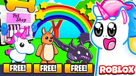 This SECRET Pet Shop Gives You FREE LEGENDARY PETS in Adopt Me! Roblox ...