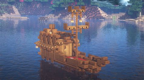 Minecraft | Survival Boat Base Idea | How to build Survival Boat Base Tutorial - YouTube