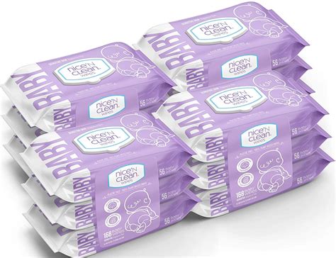Nice 'n Clean Unscented Baby Wipes (672 Total Wipes) | Ideal for ...