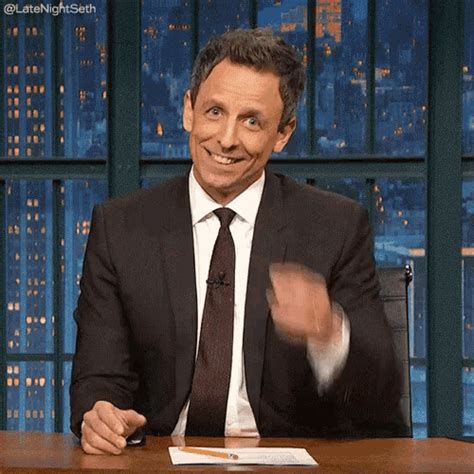 Tip Of The Hat GIF - LateNightSeth LNSM LNSMGIFs - Discover & Share GIFs