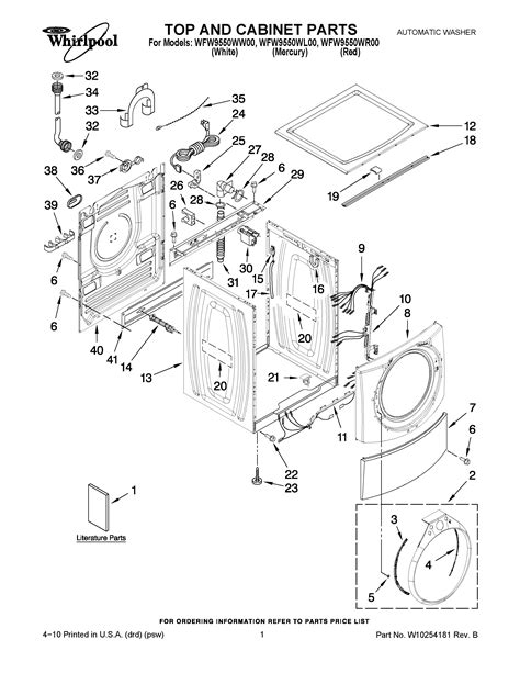 Whirlpool Duet Sport Washer Parts Diagram | Reviewmotors.co