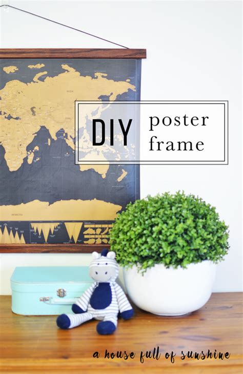 How To Frame A Poster Diy