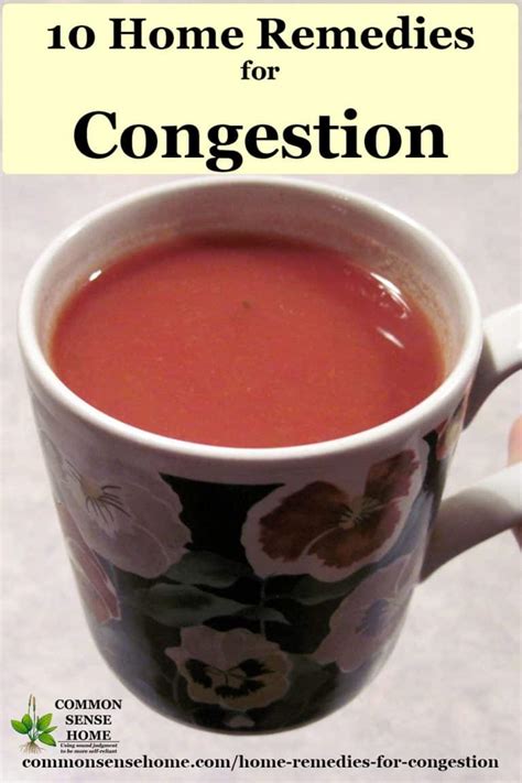 10 Home Remedies for Congestion - Natural Decongestants That Work