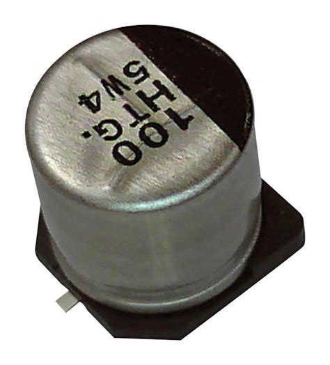 EEETG1V101UP - Panasonic - SMD Aluminium Electrolytic Capacitor, Radial Can - SMD, 100 µF