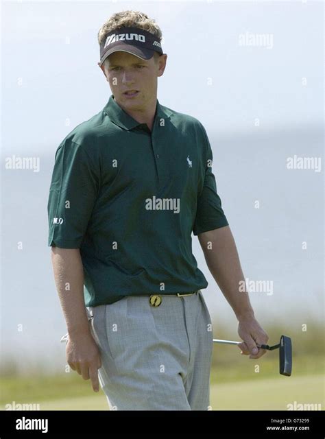 Luke Donald during a practice round Stock Photo - Alamy