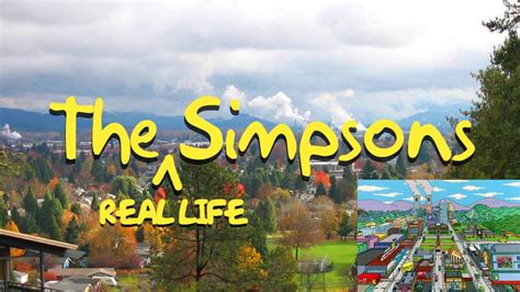 What The Simpsons' Springfield Looks Like in Real Life