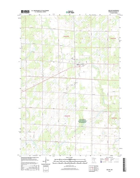 MyTopo Ogilvie, Minnesota USGS Quad Topo Map