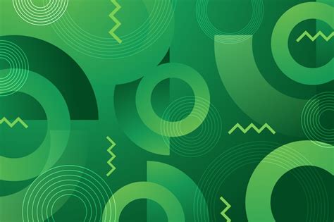 Free Vector | Green abstract geometric wallpaper