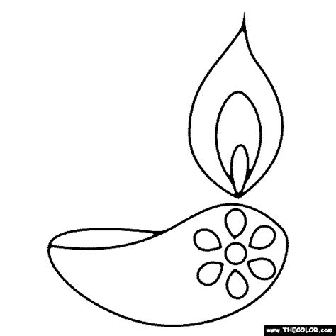 Diwali Coloring Pages Printable