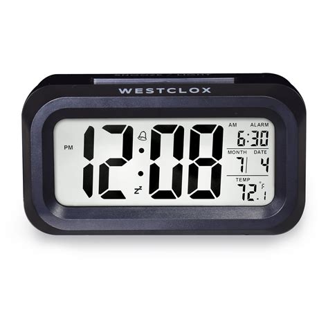 Black Digital Alarm Clock with LED Backlight and LCD Philippines | Ubuy