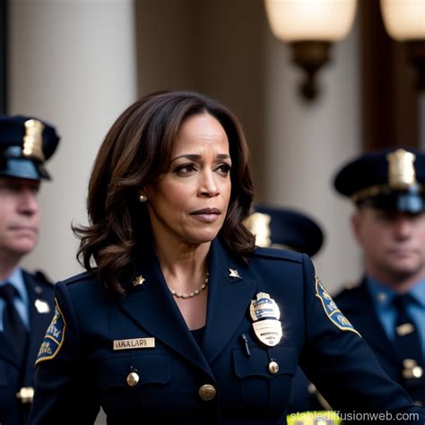 Police Officers Arresting Kamala Harris | Stable Diffusion Online