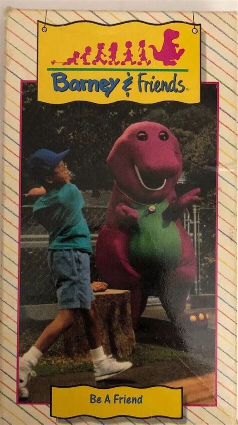 Barney & Friends”Be A Friend"(VHS 1992)TESTED-RARE VINTAGE COLLECTIBLE-SHIP N 24 | eBay