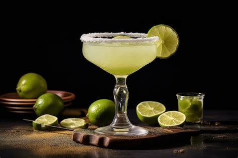 Premium AI Image | The Perfect Blended Margarita Mexican Drink