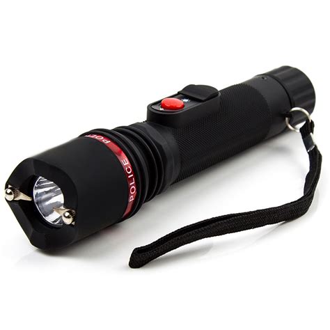 Stun Gun POLICE 305 With LED Flashlight & Safety Cap Rechargeable ...