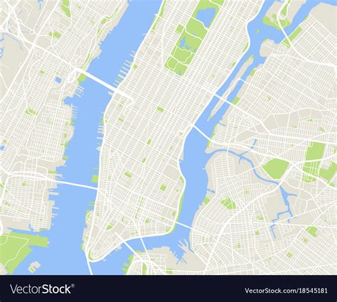 Large Map Of Manhattan