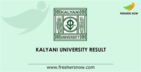 Kalyani University Result 2023 (Released) | UG, PG Sem Results