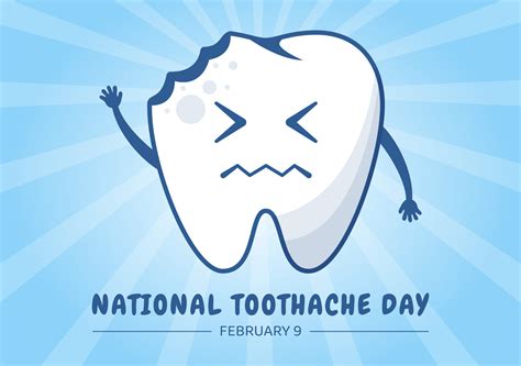 National Toothache Day on February 9 with Teeth for Dental Hygiene so as not to Cause Pain in ...