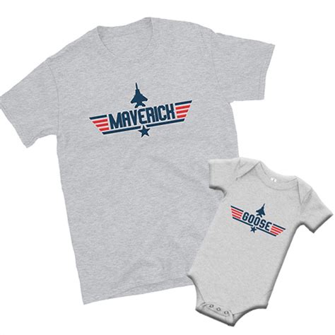 Maverick and Goose Pair Mix and Match Set - airplaneTees