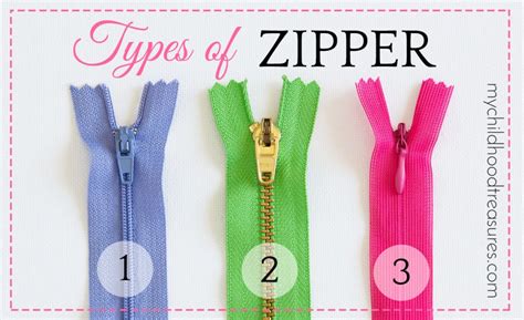 Types of Zipper & How to Measure Zippers |TREASURIE