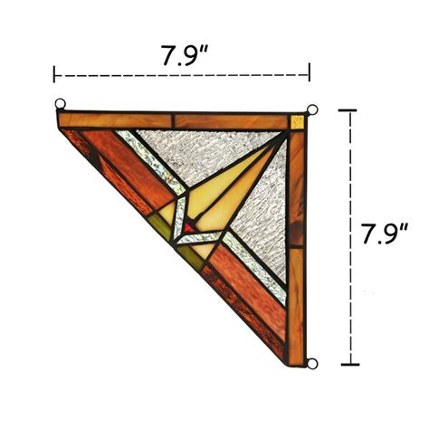 Millwood Pines Tiffany-Glass Window Panel & Reviews | Wayfair