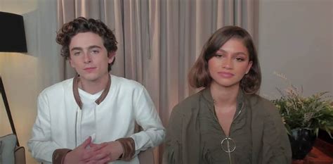 This Zendaya And Timothée Chalamet Interview Moment Is Now A Viral Meme