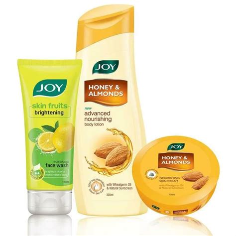 Joy Honey & Almond Skin Cream & Lotion with Skin Fruits Face Wash for ...