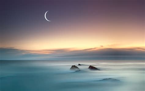 Moon Sea Wallpaper,HD Nature Wallpapers,4k Wallpapers,Images ...