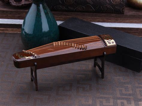 Miniature chinese zither Miniature musical instrument | Etsy