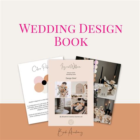 Wedding Design Book Template | bluebirdcreative