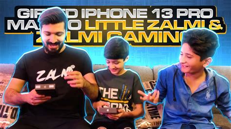 Gifted iphone 13 Pro 😍Max to Little Zalmi & Zalmi Gaming😎 | iPhone ...