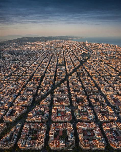 Barcelona. View from above. : r/pics