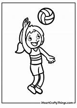 Volleyball Coloring Pages 100% Free Printables sketch template