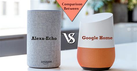 Comparison Between Alexa-Echo and Google Home