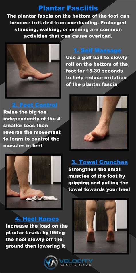 Plantar Fasciitis Exercises Printable