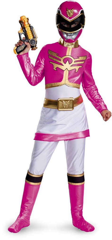 Pink Power Ranger Megaforce Kids Costume Fancy Costumes, Halloween ...