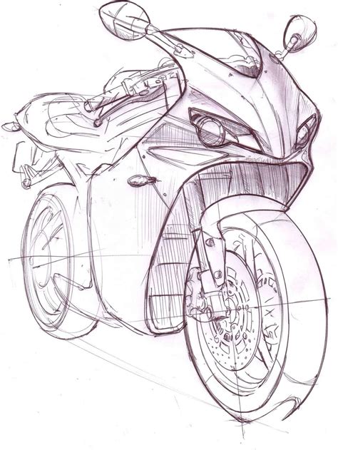 - by Mark Wells | Bike drawing, Bike sketch, Motorbike art