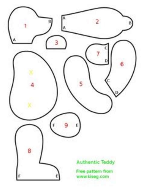 Teddy Bear Sewing Patterns Free Printables - Printable Word Searches