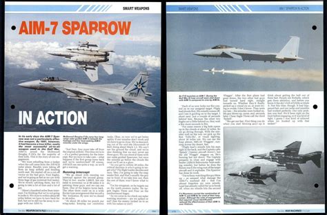 AIM-7 Sparrow In Action - Smart Weapons - In Combat Fact File Page