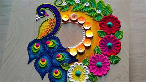 Easy Rangoli design everyone should try