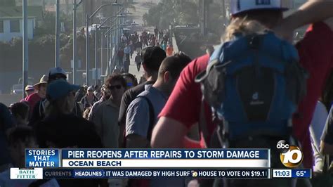 OB Pier reopens following damage from strong storms