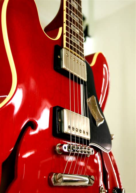 Free Images : acoustic guitar, red, electric guitar, musical instrument ...